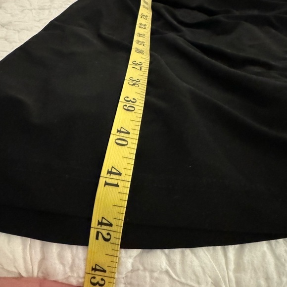 Adrianna papell black beaded 3/4 Sleeve  Evening Bodycon Dress Stretchy 16 - Picture 12 of 15